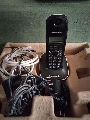 taipsi adapter: Stasionar telefon Panasonic, Simsiz, İşlənmiş — 2