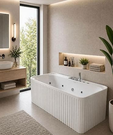 hamam krantı: Müasir hidromassaj vannası - Ölçü: iri ölçülü, 2 nəfər üçün geniş — 1