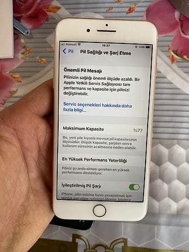 iphone 11 barter: IPhone 8 Plus, Qızılı, Barmaq izi — 10