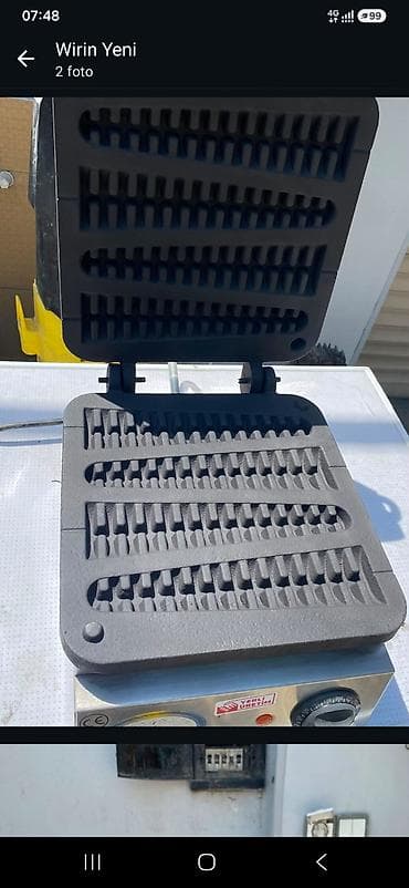 Türkiyə istehsatı professional çöp vafli aparatı. 230azn. Yenidir — 1