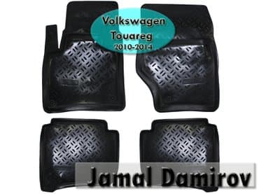 антискользящие коврики: Volkswagen touareg 2010-2014 üçün poliuretan ayaqaltilar — 1