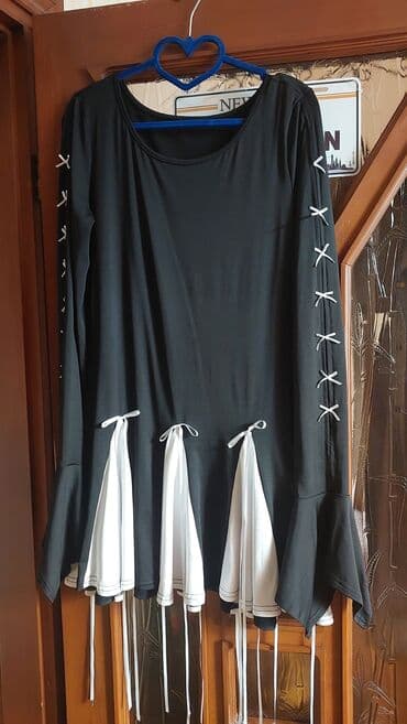 klassik geyim: Qadın geyim dəsti – 4 paltar 1) Pull&Bear qara, skater kəsimli — 18