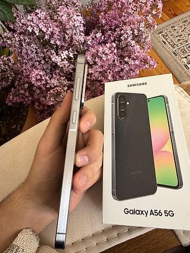 sim: Samsung Galaxy A56 5G, 256 GB, rəng - Boz, Barmaq izi, İki sim kartlı, Face ID — 3