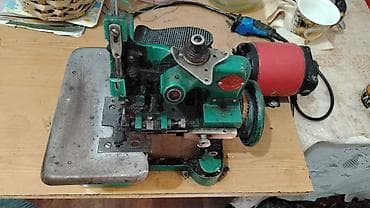 tikiş maş: Sənaye tipli overlok tikiş maşını Tam işlek - Mexaniki/elektrik — 3