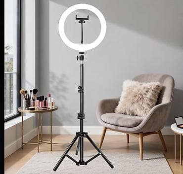 LED ring işıq dəsti – tripod və telefon tutacağı ilə - Diametr — 1