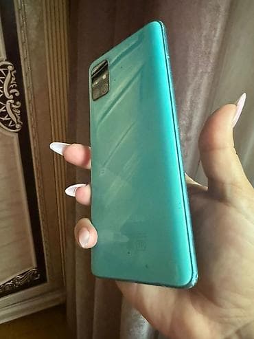 iphone 11 pro max plata: Samsung Galaxy A51, rəng - Yaşıl, Qırıq — 5