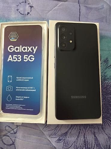 galaxy tab a8: Samsung Galaxy A53 5G, rəng - Qara, Sənədlərlə — 1