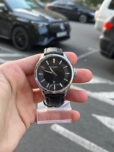 qara sabun: Yeni, Qol saatı, Curren, rəng - Gümüşü — 10