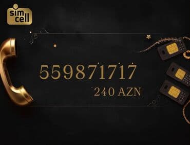 aylıq limitsiz internet: Номер: ( 055 ) ( 9871717 ), Новый — 1