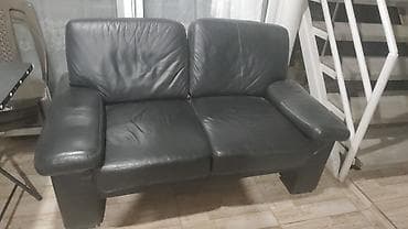 Divan kreslo Qara rəngli, 2 nəfərlik dəri divan qara divan 110 AZN lalafo.az -da Divan kreslo Qara rəngli, 2 nəfərlik dəri divan qara divan 110 AZN