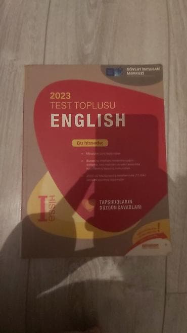 İngilis dili Testlər 11-ci sinif, DİM, 1-ci hissə, 2023 il
