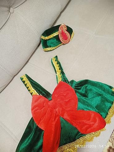 qirmizi don: Yeni il və Novruz geyimidir.Geyim 1-2 yaşlı uşaq üçündür.Heç — 6