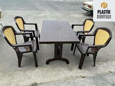 bag evi mebelleri: Masa oturacaq dəsti — 2
