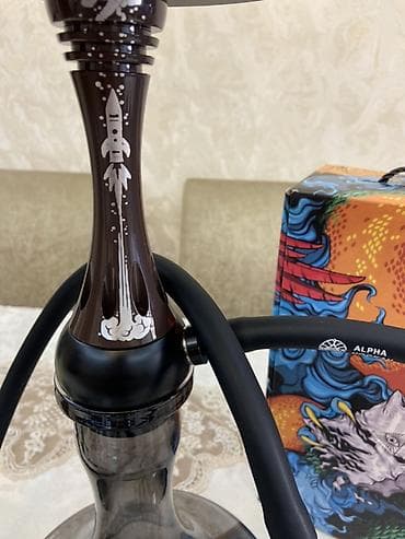 Nargilə dəsti – Original Alpha X Hookah tematik dizayn Paslanmaz — 4