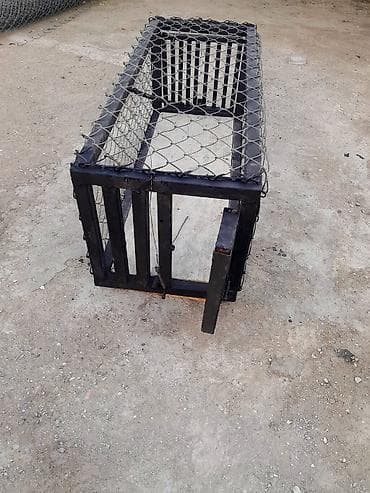 boyuk qefes: Metalkarkas canlı tələ/qəfəs - Material: qalın divarlı polad profil — 3