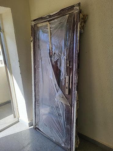 Dəmir giriş qapısı – çərçivə və qutusu ilə - Material: qalın polad