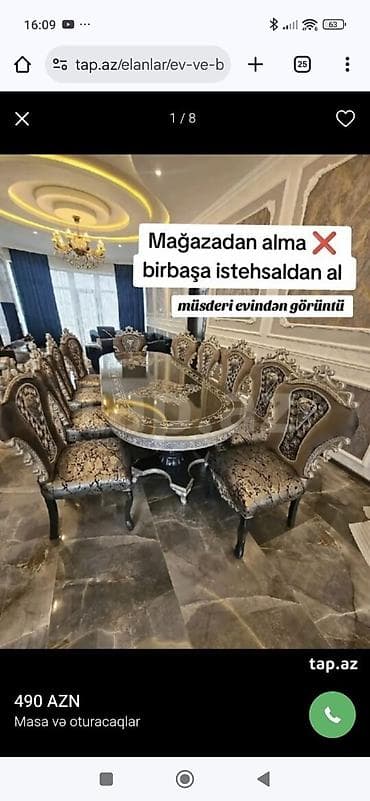 parda tul: Qonaq otağı üçün, Yeni, Açılmayan, Oval masa — 1
