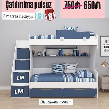usag ucun: Oğlan və qız üçün, Yeni, Çarpayı, Matras ilə — 2