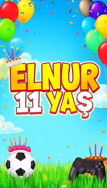 реклама на радио: Uşaqlar üçün ad günü şekili Happy Birthday” afişa/dizayn xidməti — 1
