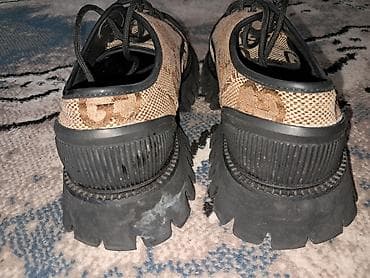 Məhsul: Gucci kişi ayaqqabısı - Model: GG monoqram naxışlı bağlamalı — 4