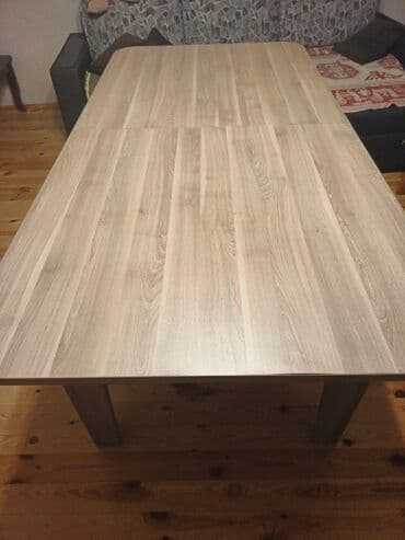 Qonaq masası, İşlənmiş, Açılan, Laminat, Dördbucaq masa