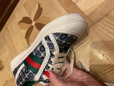 krosovka ayaqqabı: 32 razmer Uşaq üçün idman ayaqqabısı – Gucci üslubunda model - — 10