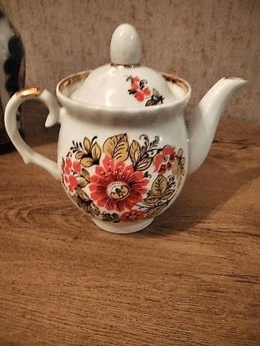 Yeni, rəng - Ağ, Dəm caydanı, Farfor, Rusiya