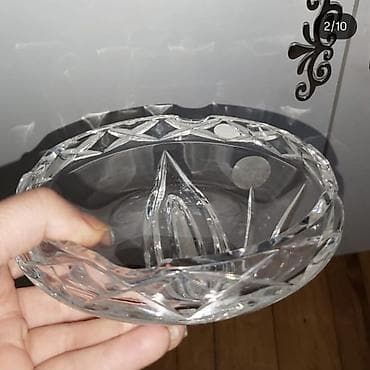 Mətbəx aksesuarları: Xrustal lepe qabi cutu 30 azn sokkk.sokk. xrustalŞüşə qablar dəsti — 2