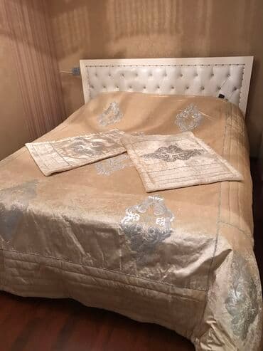 одноразовые простыни бишкек: Для кровати Б/у цвет - Бежевый Покрывало, Самовывоз — 1