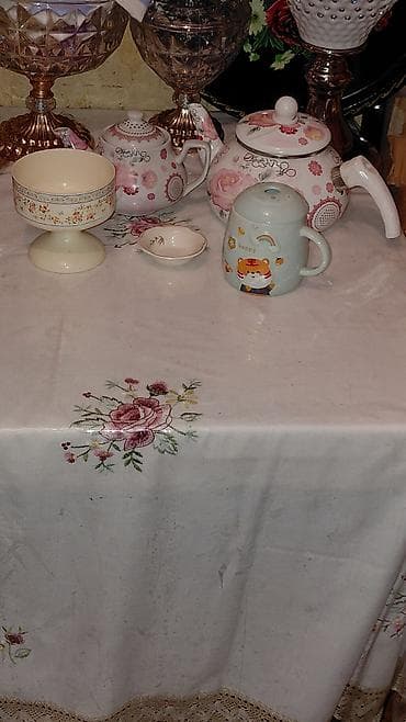 malina kolu: Klassik üslubda dekorlu porselen servis dəsti - Material: nazik — 3