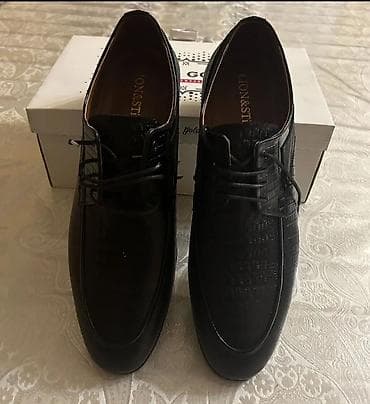 Ayaqqabılar: Klassik kişi dəri ayaqqabısı – King Gold Footwear - Rəng: qara - — 4