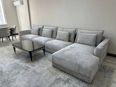 диван кресла: Künc divan, Yeni, Açılan, Bazalı, Vеlur parça, Pulsuz çatdırılma — 7