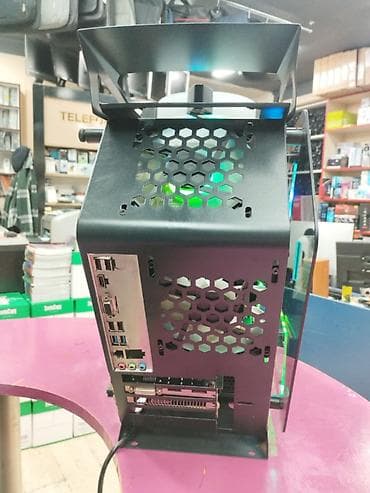 playstation 4 diskleri: Gaming/ofis kompüter toplusu – Keys ROG dizaynlı korpus (arxa — 6