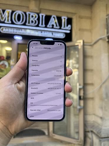 apple ipad 13: IPhone 13, 256 GB, Mavi, Zəmanət, Simsiz şarj, Face ID — 4