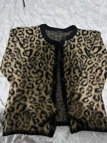 kolej jaket: Massimo Dutti qadın kardiqanı qapalı yaxalıqlı, düyməli kardiqan — 1