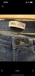 женские высокие кеды: Zara jeans şalvar — 14