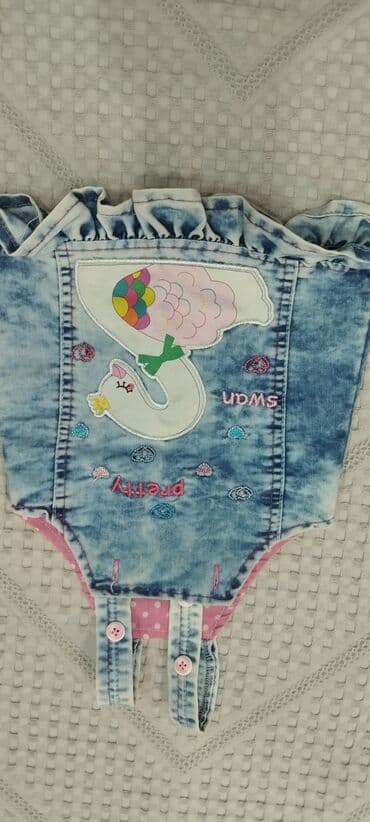 детские вещи из узбекистана: Ikinci el usaq geyimleri.Sari kombinzon 1 yas-3azn,cehrayi ve cins — 4