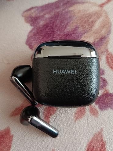 İşlənmiş Simsiz (Bluetooth) Qulaqcıqlar, Huawei, rəng - Qara