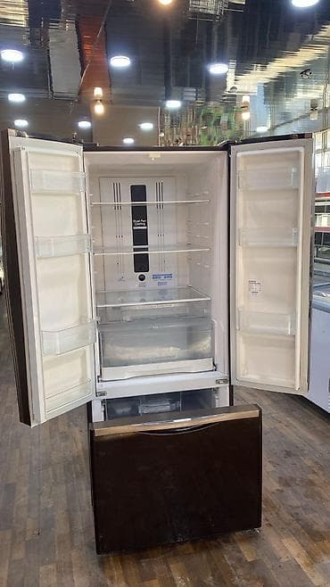 Техника для кухни: 3 двери Hitachi Холодильник Продажа, цвет - Черный — 3