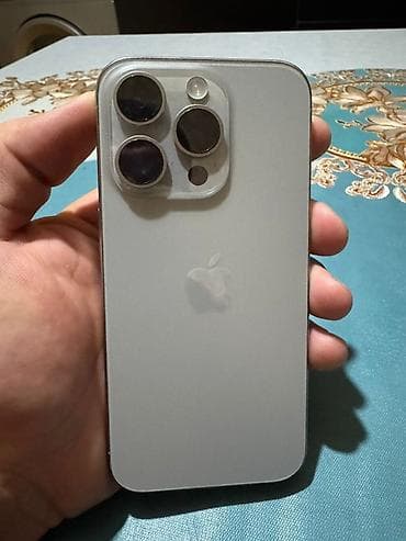 IPhone 15 Pro, 128 GB, Gümüşü, Face ID