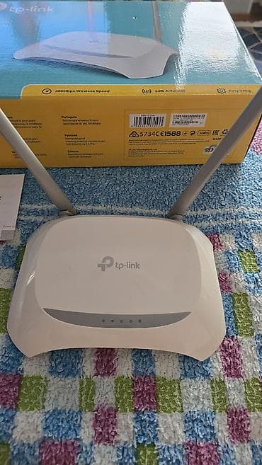 crt tv: TP-Link TL-WR840N Wireless N Router - Sürət: 300 Mbps (N300) — — 1