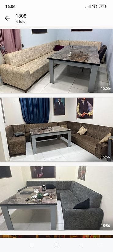 Kafe restoran üçün 3 ədəd divan masa dəsti satılır.Ortadakı 550 Azn lalafo.az -da Kafe restoran üçün 3 ədəd divan masa dəsti satılır.Ortadakı 550 Azn