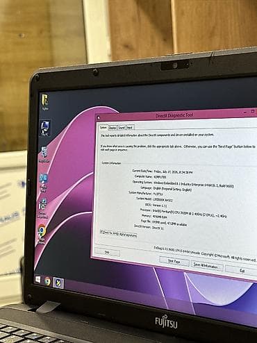 Fujitsu noutbuk Fujitsu notbuk ideal veziyyetdedir hec bir problemi — 9