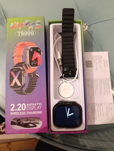 Smart saat, Smart, Sensor ekran, rəng - Qara