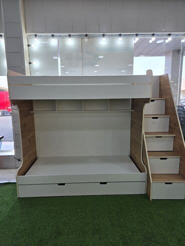 Beşiklər: Oğlan və qız üçün, Çarpayı, Matrassız, Siyirməli, MDF — 4