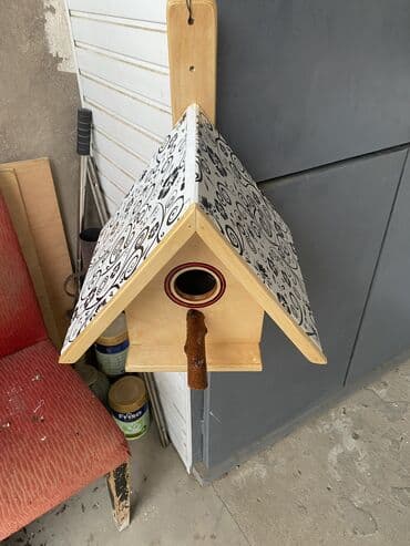 quş yuvaları: Скворечник, Quş damı. Əl işidi, özüm düzəldirəm. Bağınıza gözəllik — 3
