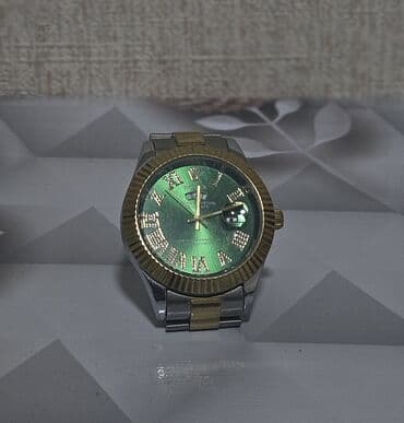 Saat dəstləri: İşlənmiş, Qol saatı, Rolex, rəng - Yaşıl — 2