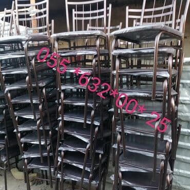 mətbəx oturacaqları: Mətbəx üçün, Yeni, Qatlanmayan, rəng - Ağ Stul — 17