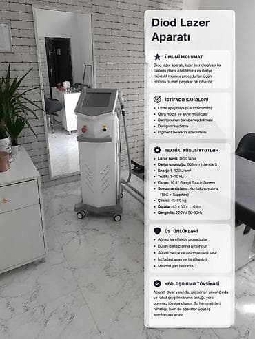 touch screen: Diod Lazer Aparatı ⭐ ÜMUMİ MƏLUMAT Diod lazer aparatı, lazer — 7