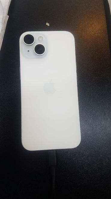 ipone sr: IPhone 15, 128 GB, Ağ — 1